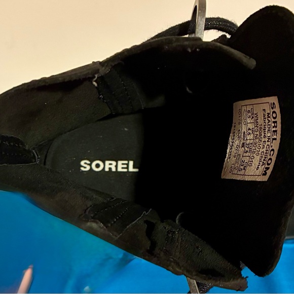 Sorel Women’s Joan of Artic Wedge II boot Black Sz 6.5 Very Good Condition!! - Picture 8 of 8